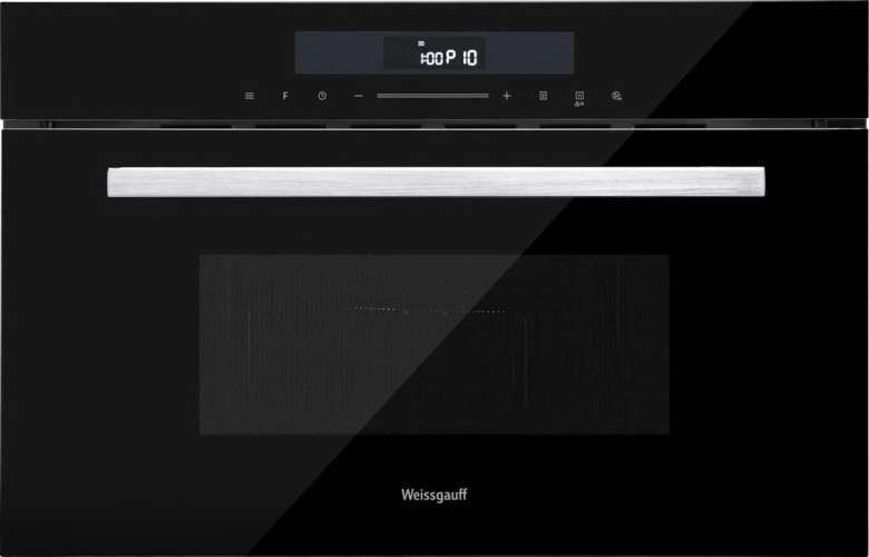 Встраиваемая микроволновая печь WEISSGAUFF BMWO-341 DB, 34л, 900Вт, черный [429113]